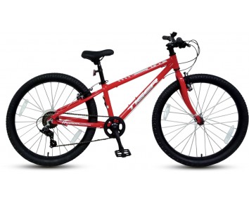 24" Tiger Beat Red Bike for 8 to 12 years old